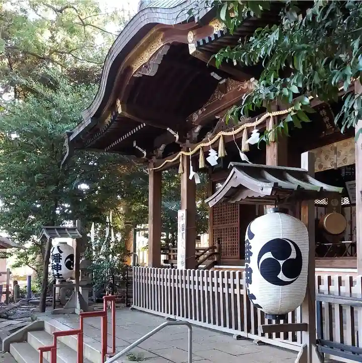 中目黒八幡神社の本殿・本堂