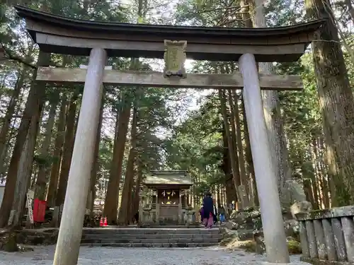 北口本宮冨士浅間神社の鳥居