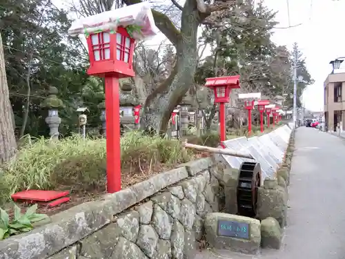 神炊館神社 ⁂奥州須賀川総鎮守⁂の庭園