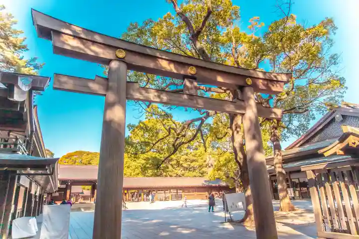 明治神宮の鳥居