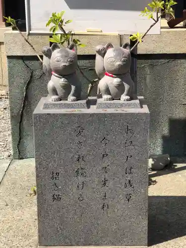 今戸神社の狛犬