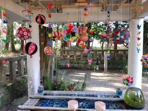 串間神社の手水