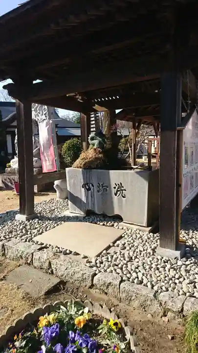 文殊院の手水舎