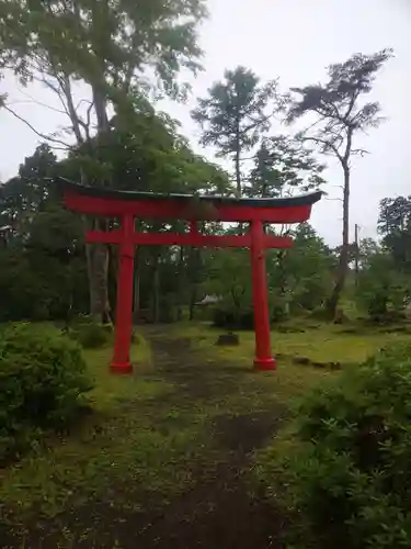 胎内神社の鳥居