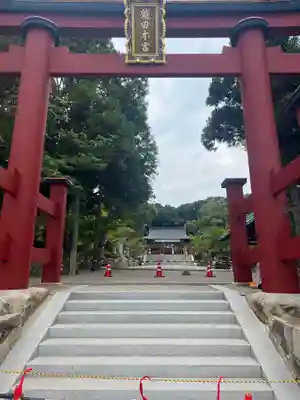 龍田大社の鳥居