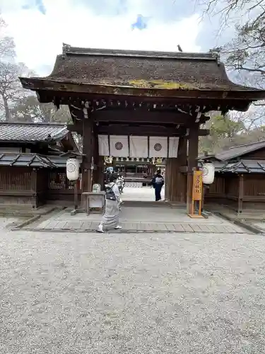 河合神社（鴨川合坐小社宅神社）の山門・神門