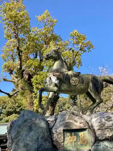 真清田神社の狛犬