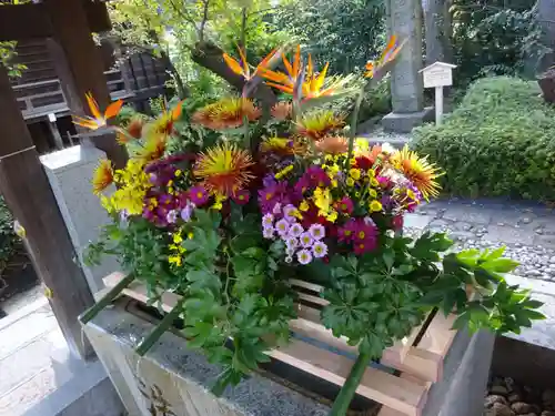 松陰神社の手水