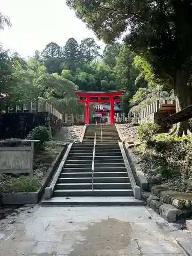 小川諏訪神社の鳥居