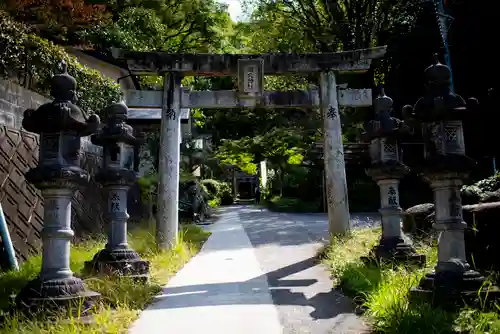 石穴稲荷神社の鳥居