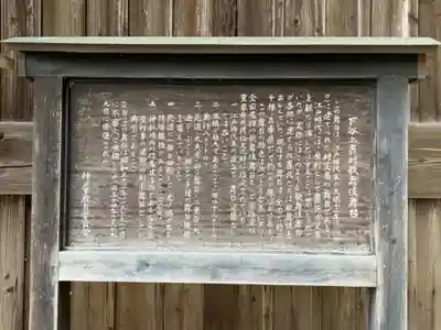 下谷上天津彦根神社の歴史