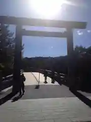 伊勢神宮内宮（皇大神宮）の鳥居