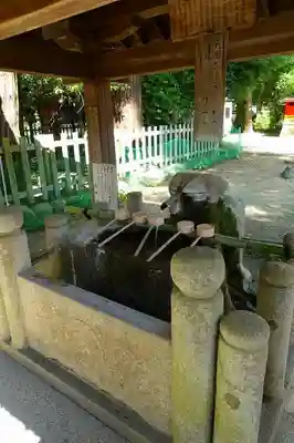 宇太水分神社の手水舎