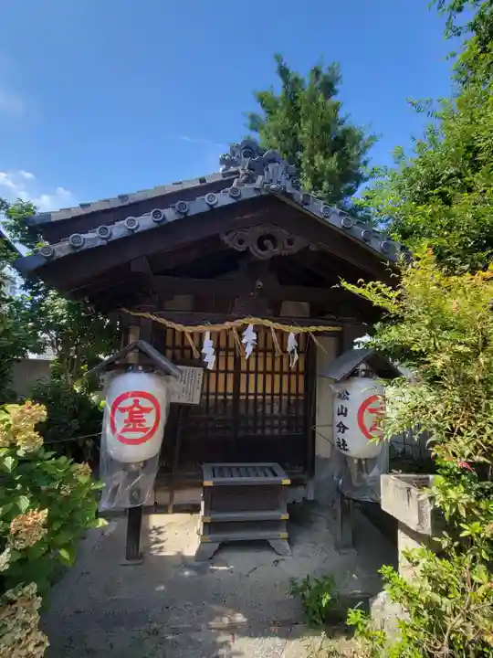 金刀比羅宮松山分社の末社・摂社