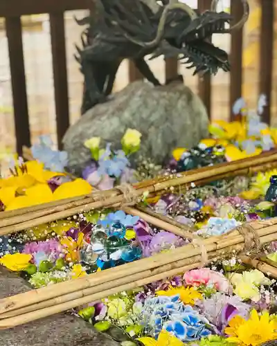 豊平神社の手水舎