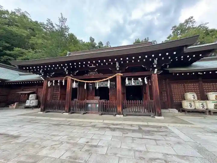 山梨縣護國神社の本殿・本堂