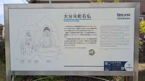 大分元町石仏の歴史