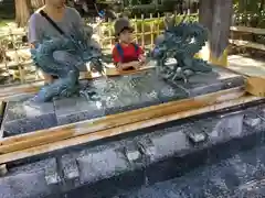 大國魂神社の手水