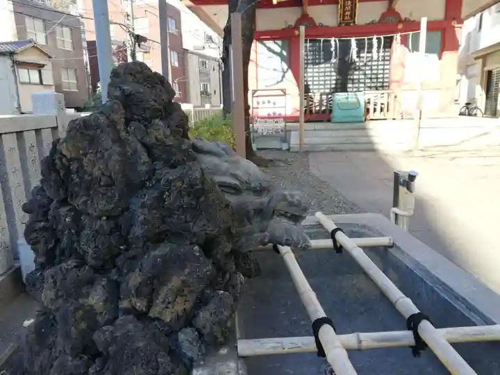 浅草富士浅間神社の狛犬