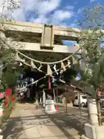 金ヶ作熊野神社の鳥居