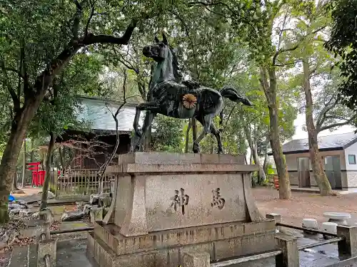 清洲山王宮　日吉神社の狛犬