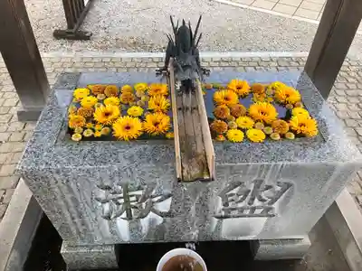 川越八幡宮の手水舎