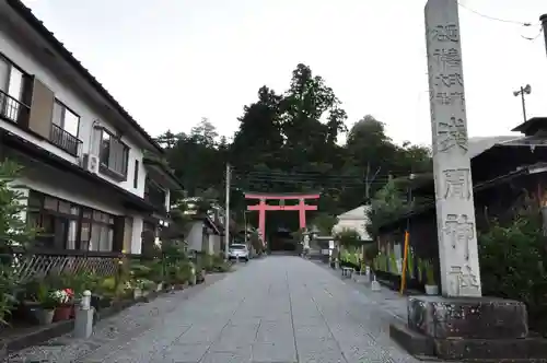 河口浅間神社の鳥居