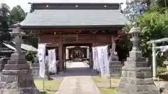 常陸第三宮　吉田神社の山門