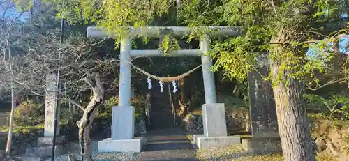 伊勢大御神上大神宮の鳥居