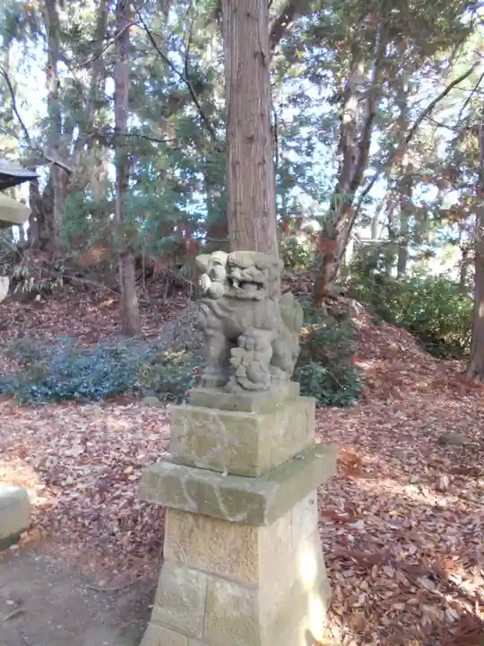 一箕山八幡神社の狛犬