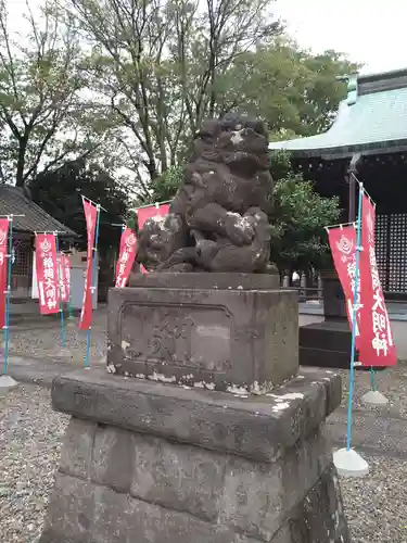 新曽氷川神社の狛犬