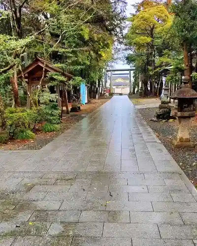 諏訪八幡神社の庭園