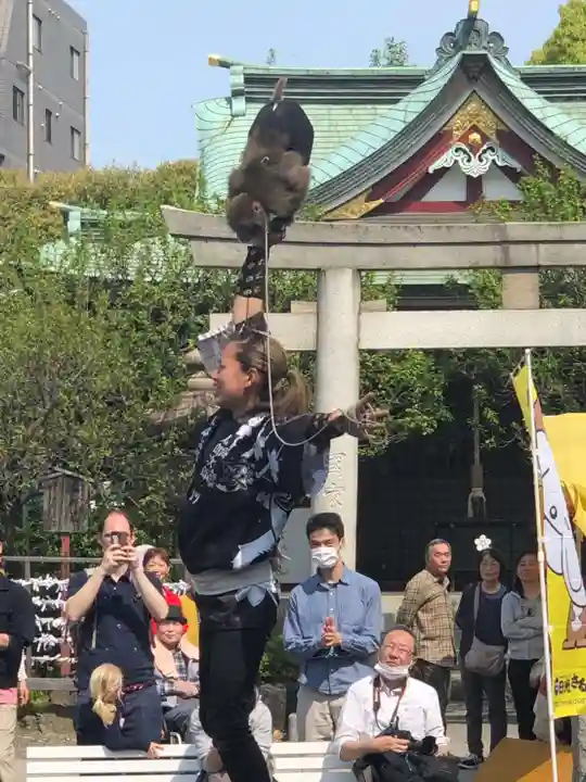 亀戸天神社のお祭り
