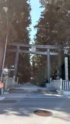 北口本宮冨士浅間神社の鳥居