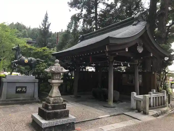 足助八幡宮の手水舎