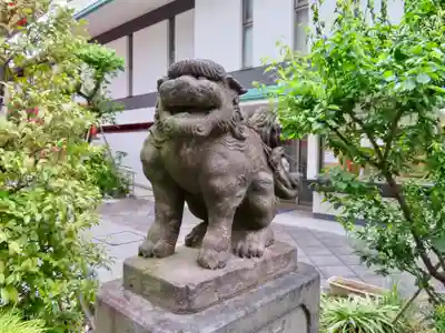成子天神社の狛犬