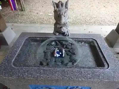 滑川神社 - 仕事と子どもの守り神の手水舎