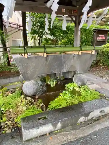 諏訪大社下社春宮の手水舎