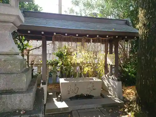 神明神社の手水