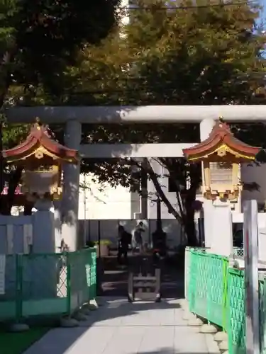 蒲田八幡神社の鳥居