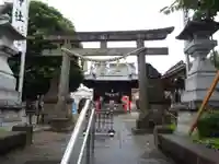 嶺白山神社の鳥居