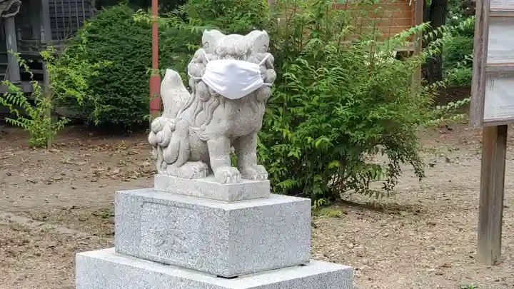 別海神社の狛犬