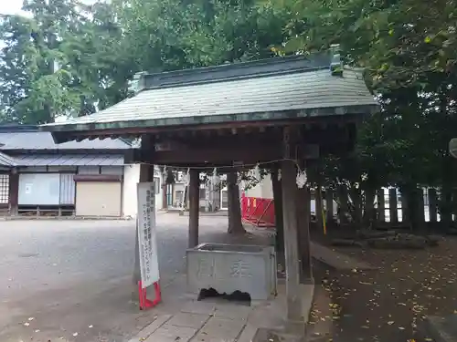 白鬚神社の手水舎