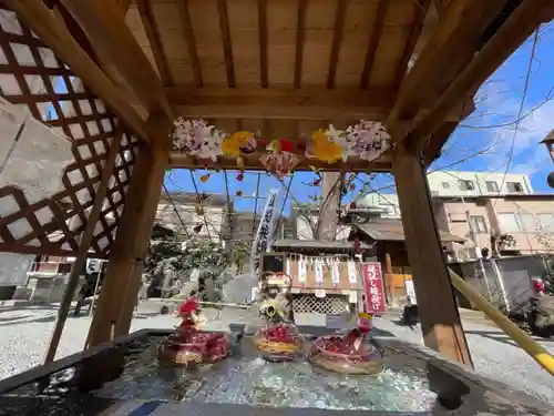 川越熊野神社の手水