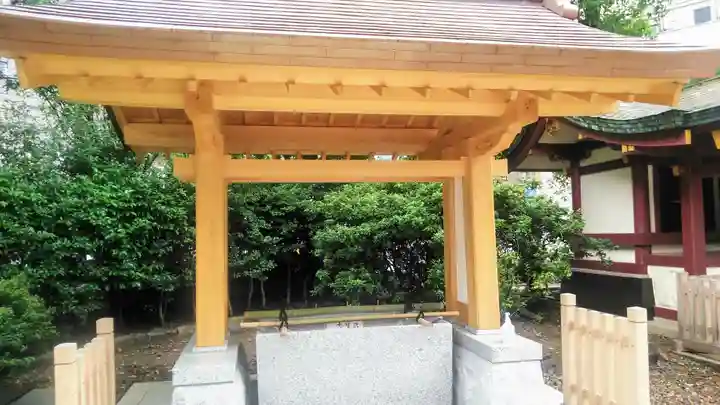 蒲田八幡神社の手水舎