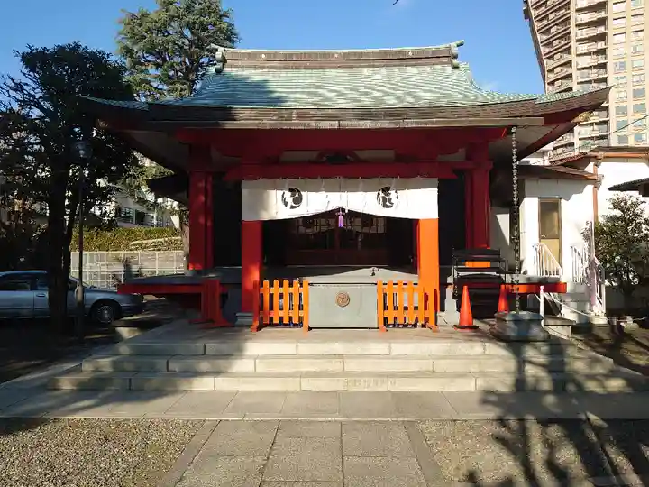 麻布氷川神社の本殿・本堂