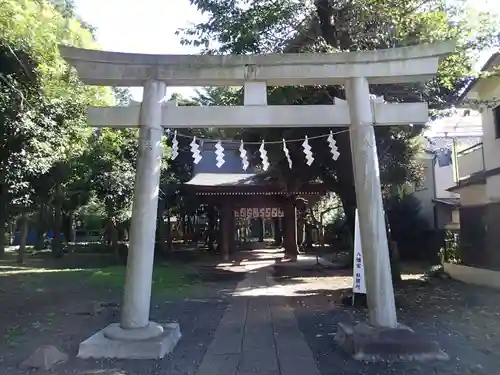 武蔵國府八幡宮の鳥居