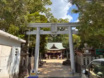 生瀬皇太神社の鳥居