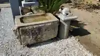 年毛神社の手水舎