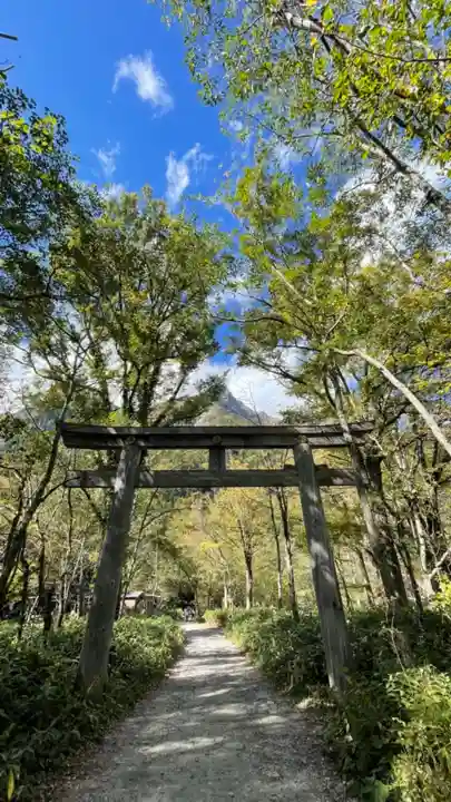 穂高神社奥宮(長野県)